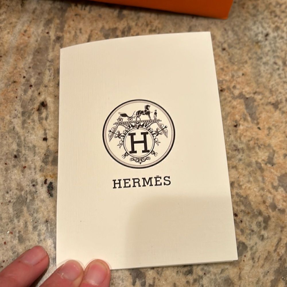 Hermes recipt card holder
